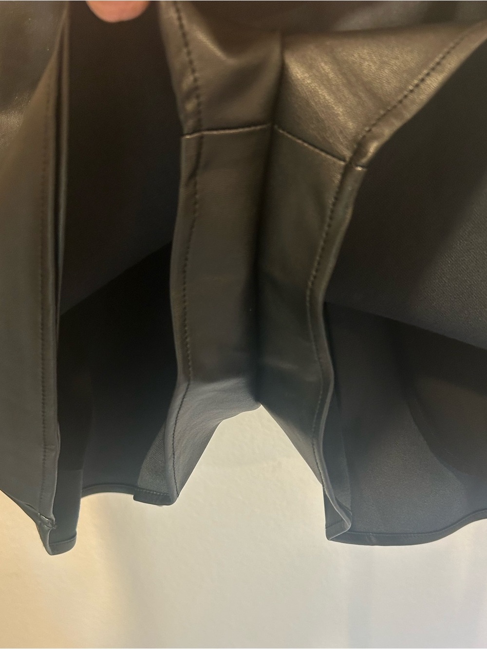 Free People Paradise Found Faux Leather Skort - Picture 9 of 9